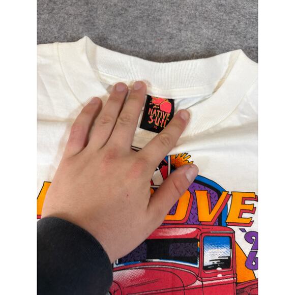 VINTAGE 1996 NSRA Street Rod Nationals Shirt Mens XL White Cars Short Sleeve Tee - Picture 7 of 8